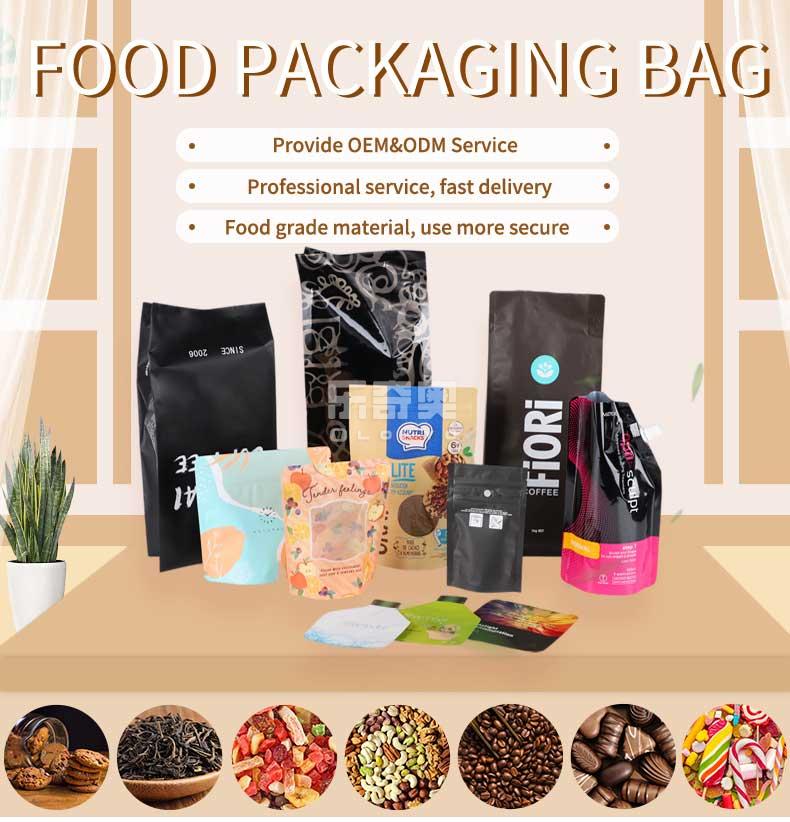 Plastic hemp packaging bag