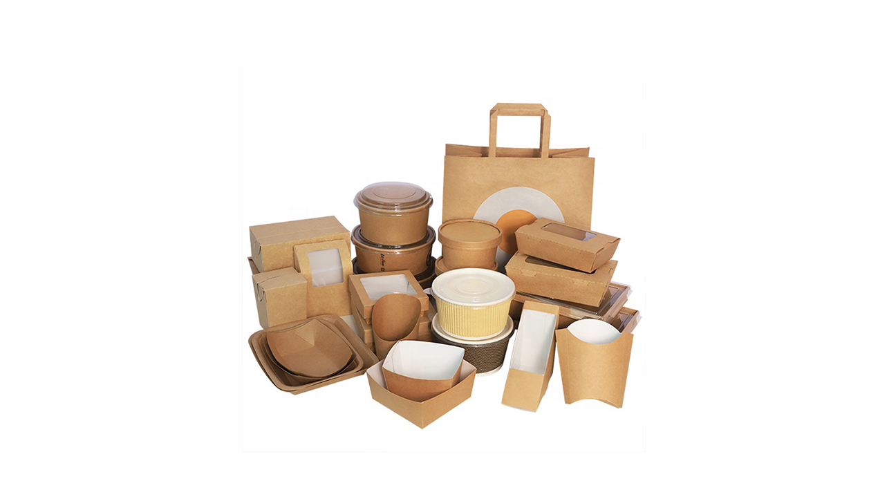 Servicio integral de Fpacksolution: envases de papel kraft para alimentos